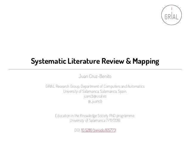 systematic literature review education